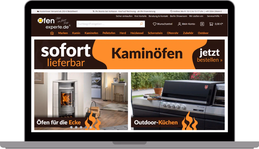 Ofenexperte.de Website